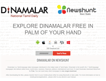 Tablet Screenshot of dinamalar.newshunt.com