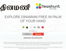 Tablet Screenshot of dinamani.newshunt.com