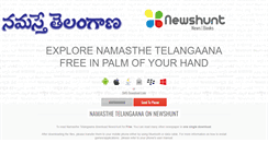 Desktop Screenshot of namasthetelangaana.newshunt.com